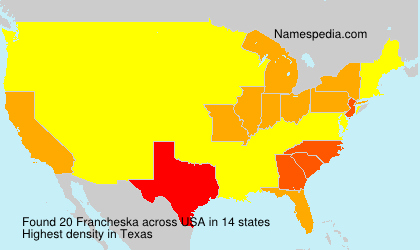 Surname Francheska in USA Surname Francheska in USA