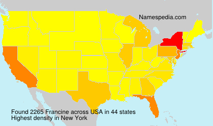 Surname Francine in USA Surname Francine in USA