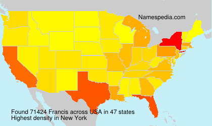 Surname Francis in USA Surname Francis in USA