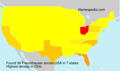 Surname Franckhauser in USA Surname Franckhauser in USA