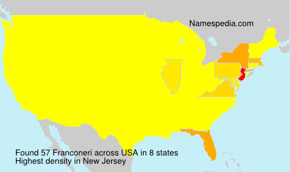 Surname Franconeri in USA Surname Franconeri in USA