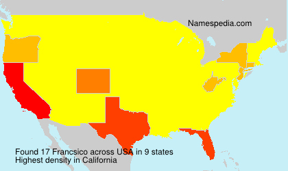 Surname Francsico in USA Surname Francsico in USA