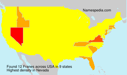 Surname Franes in USA Surname Franes in USA