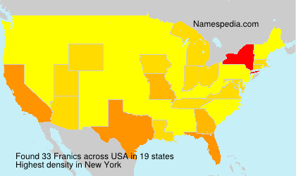 Surname Franics in USA Surname Franics in USA