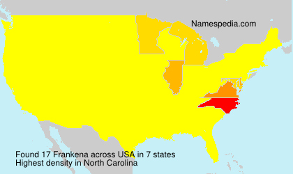 Surname Frankena in USA Surname Frankena in USA