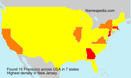 Surname Franscico in USA Surname Franscico in USA