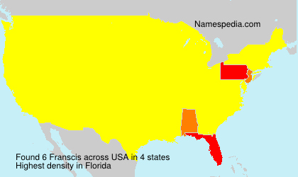 Surname Franscis in USA Surname Franscis in USA