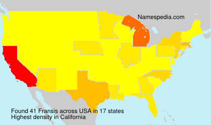 Surname Fransis in USA Surname Fransis in USA