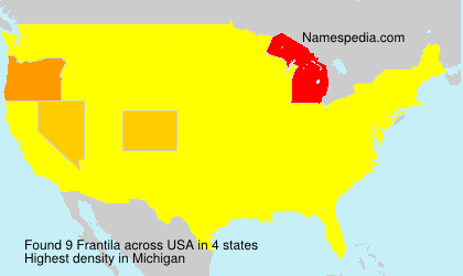 Surname Frantila in USA Surname Frantila in USA