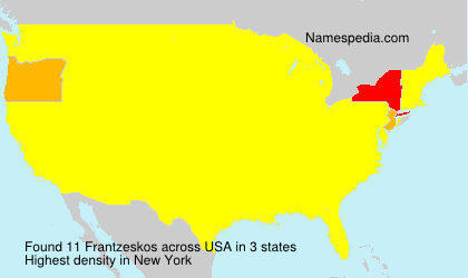 Surname Frantzeskos in USA Surname Frantzeskos in USA