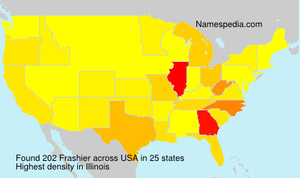 Surname Frashier in USA Surname Frashier in USA