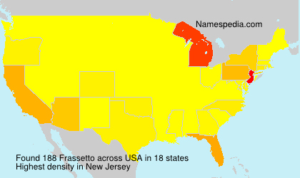 Surname Frassetto in USA Surname Frassetto in USA