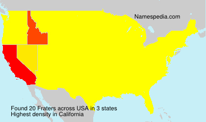 Surname Fraters in USA Surname Fraters in USA