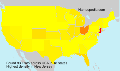 Surname Frato in USA Surname Frato in USA