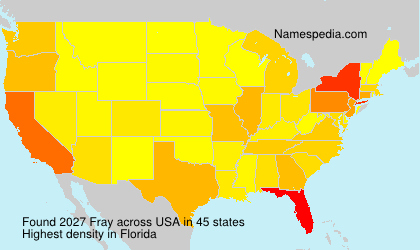 Surname Fray in USA Surname Fray in USA
