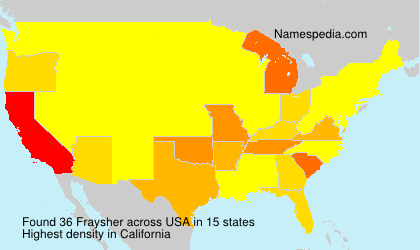 Surname Fraysher in USA Surname Fraysher in USA