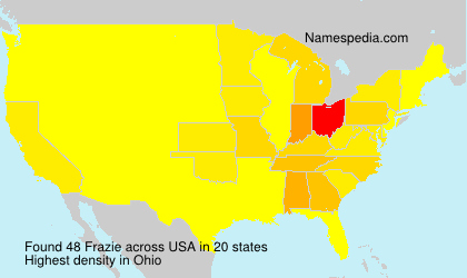 Surname Frazie in USA Surname Frazie in USA