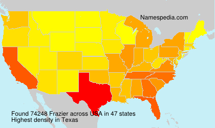 Surname Frazier in USA Surname Frazier in USA