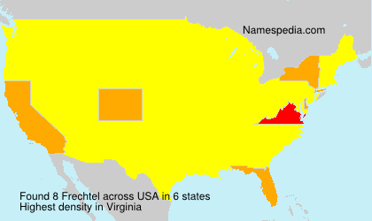 Surname Frechtel in USA Surname Frechtel in USA