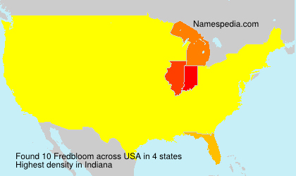 Surname Fredbloom in USA