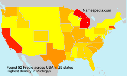 Surname Fredie in USA Surname Fredie in USA