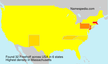 Surname Freehoff in USA Surname Freehoff in USA