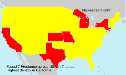 Surname Freelance in USA Surname Freelance in USA