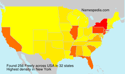 Surname Freely in USA Surname Freely in USA