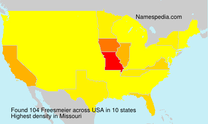 Surname Freesmeier in USA Surname Freesmeier in USA