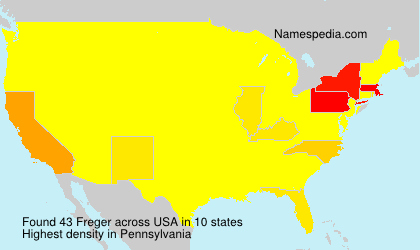 Surname Freger in USA Surname Freger in USA