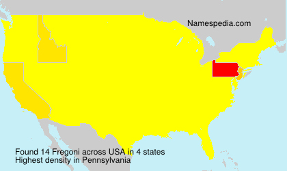 Surname Fregoni in USA Surname Fregoni in USA