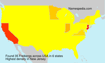 Surname Freibergs in USA Surname Freibergs in USA