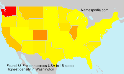 Surname Freiboth in USA Surname Freiboth in USA