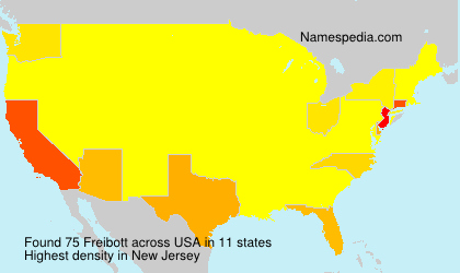 Surname Freibott in USA Surname Freibott in USA