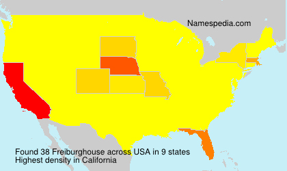 Surname Freiburghouse in USA Surname Freiburghouse in USA