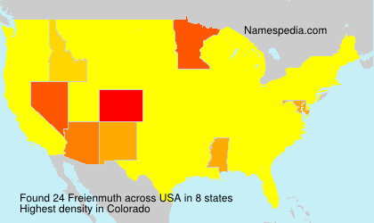Surname Freienmuth in USA Surname Freienmuth in USA