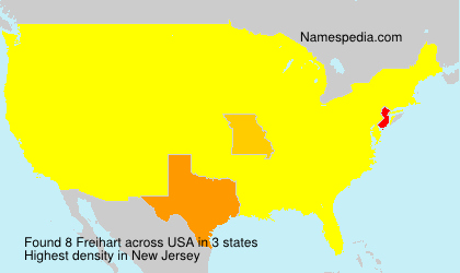 Surname Freihart in USA Surname Freihart in USA