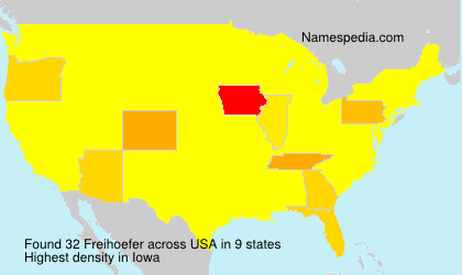 Surname Freihoefer in USA Surname Freihoefer in USA