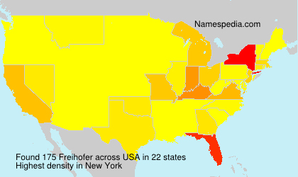 Surname Freihofer in USA Surname Freihofer in USA