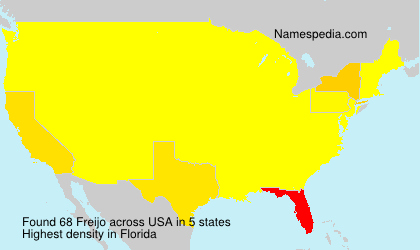 Surname Freijo in USA Surname Freijo in USA