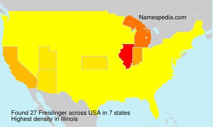 Surname Freislinger in USA Surname Freislinger in USA