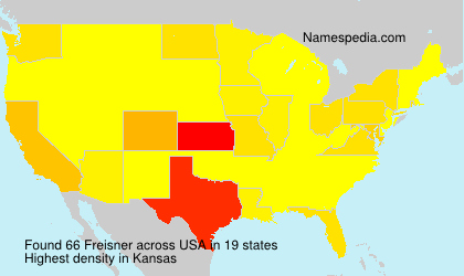 Surname Freisner in USA Surname Freisner in USA