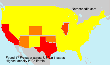 Surname Freistedt in USA Surname Freistedt in USA