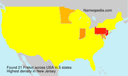 Surname Frekot in USA Surname Frekot in USA