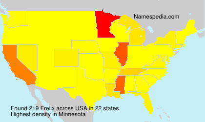 Surname Frelix in USA Surname Frelix in USA