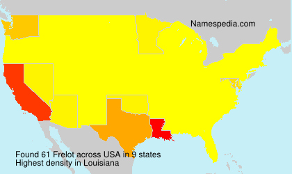 Surname Frelot in USA Surname Frelot in USA