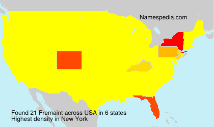 Surname Fremaint in USA Surname Fremaint in USA