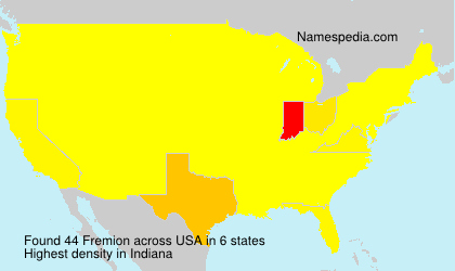 Surname Fremion in USA Surname Fremion in USA