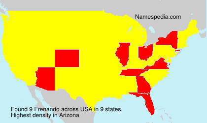 Surname Frenando in USA Surname Frenando in USA