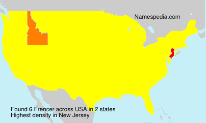Surname Frencer in USA Surname Frencer in USA